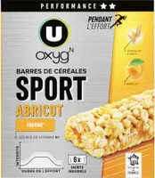Barres de céréales aux abricots