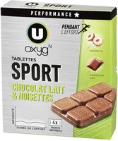 Tablettes chocolat noisette
