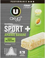 Barres sport+ amande et banane