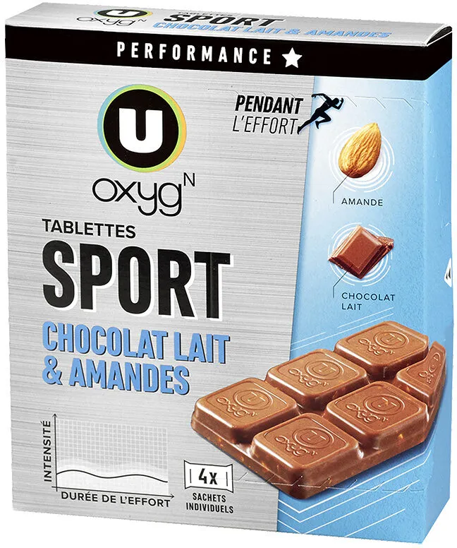 Tablettes chocolat amande