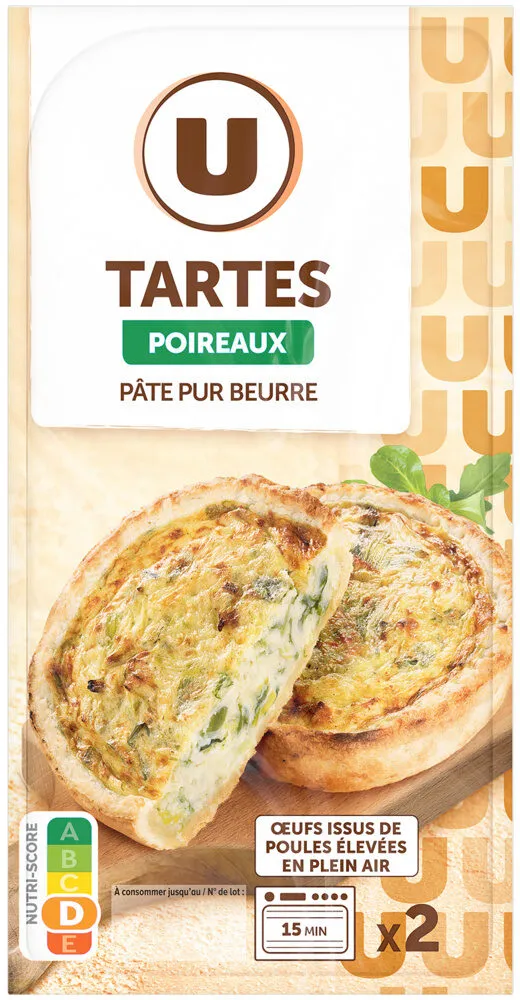 Tarte aux poireaux 2x130g