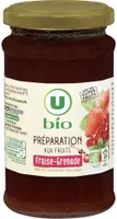 Préparation aux fruits fraise et grenade