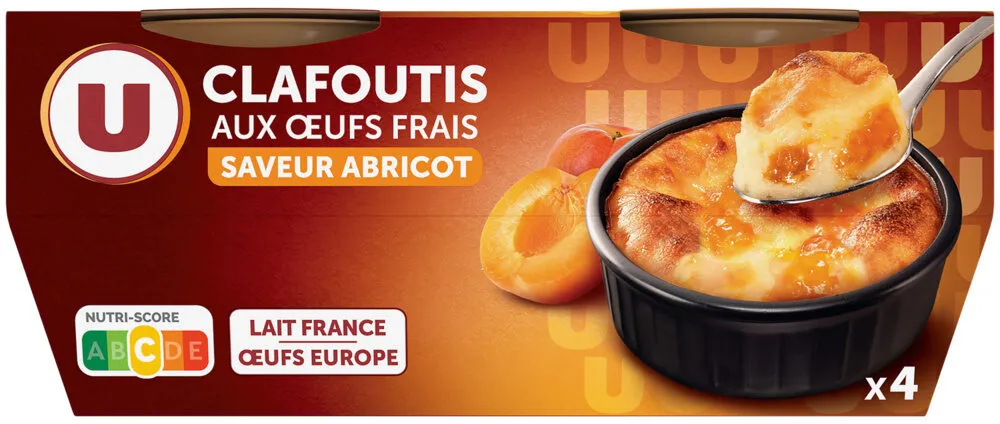 Clafoutis aux abricots 4x85g