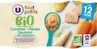 Bols carottes panais saumon U_TOUT_PETITS Bio