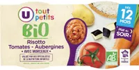 Plat bébé Risotto aux légumes, dès 12 mois - 2x200g - Repas bébé