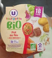 Plat bébé du midi Pot au feu, dès 18 mois - 260g - Repas bébé