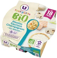 Plat bébé Risotto au saumon et champignon, dès 18 mois - 260g - Repasbébé