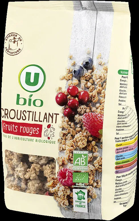 Muesli croustillant fruits rouges
