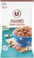 Céréales fourrées chocolat noisettes bio
