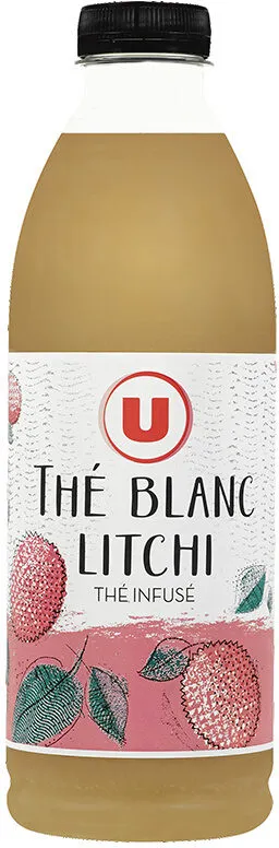 Boisson réfrigéré au thé blanc et au jus de litchi