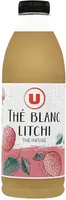Boisson réfrigéré au thé blanc et au jus de litchi