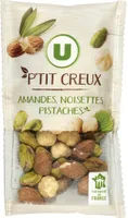 Snacking amande noisette pistache sachet de 40g