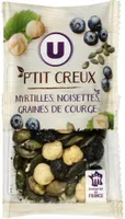 Snacking myrtille noisette graines de courge sachet de 40g