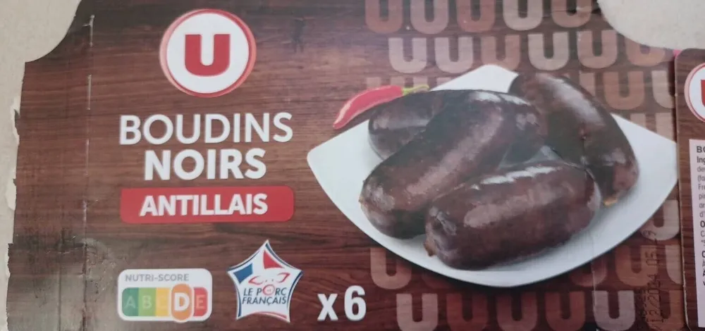Boudins noirs Antillais - x6 360g