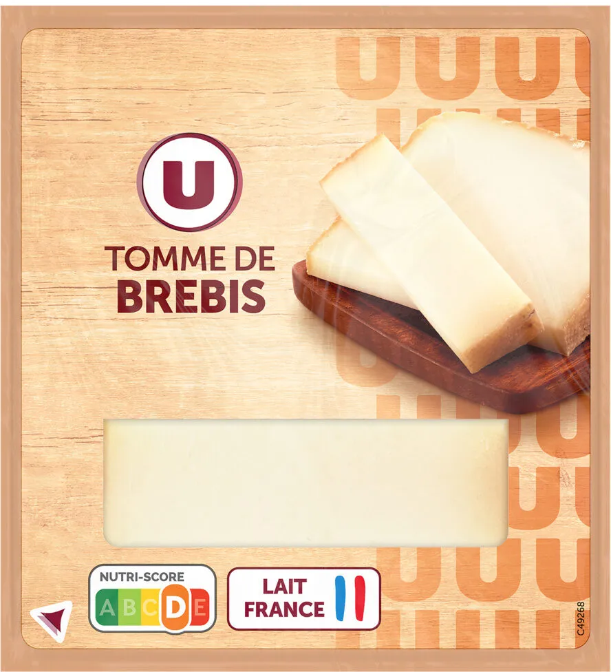 Tomme de brebis au lait pasteurisé 34%mg, 180g