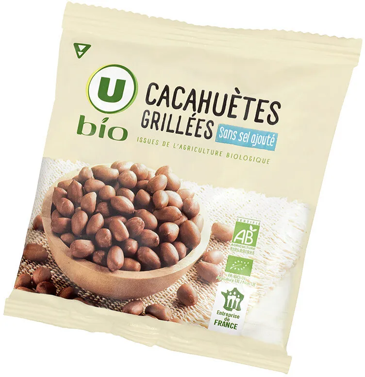 Cacahuètes grillées sans sel ajouté 100g