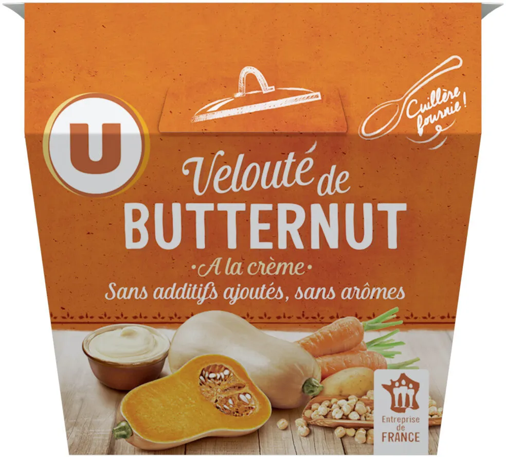 Velouté de butternut à la crême