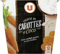 Velouté de carotte au lait de coco