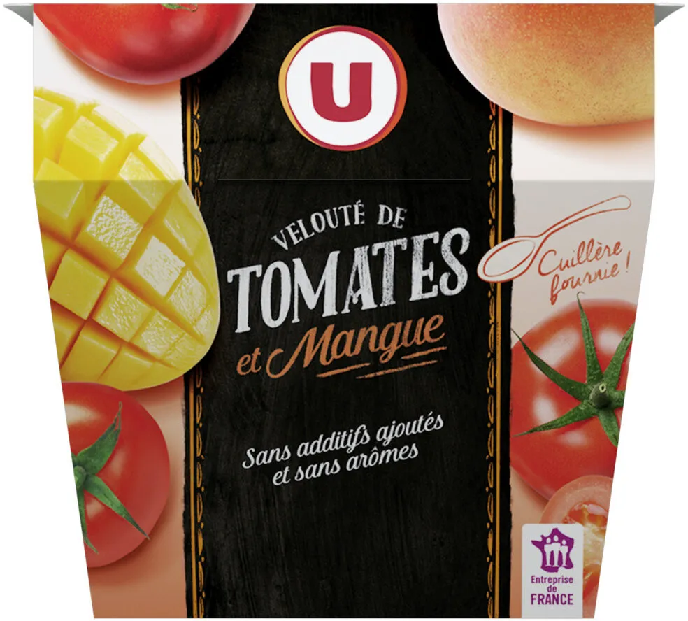 Velouté de tomate à la mangue