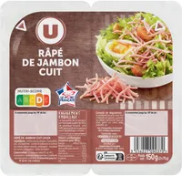 Râpé de jambon cuit - 2x75g