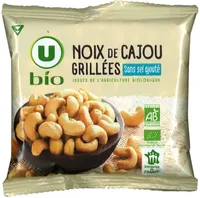 Noix de cajou grillées sans sel ajouté sachet de 100g