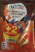 Crêpes fourrage au chocolat