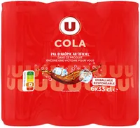 Soda Cola regular, pack canette 6x33cl
