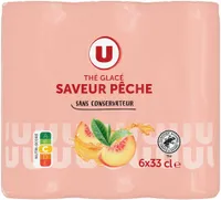 Boisson au thé glacé Saveur pêche - Pack Canettes 6x33cl