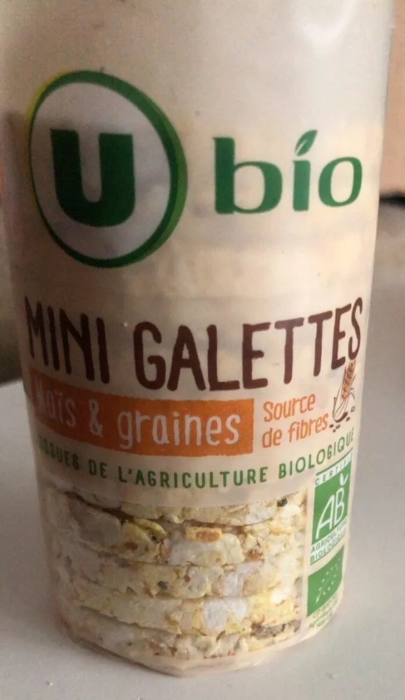 Mini galettes Maïs & graines