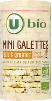 Mini galettes de maïs et graines