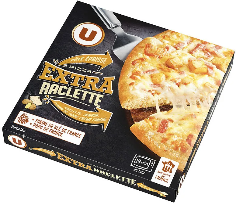 Pizza pâte épaisse raclette