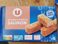 Bâtonnets panés de saumon