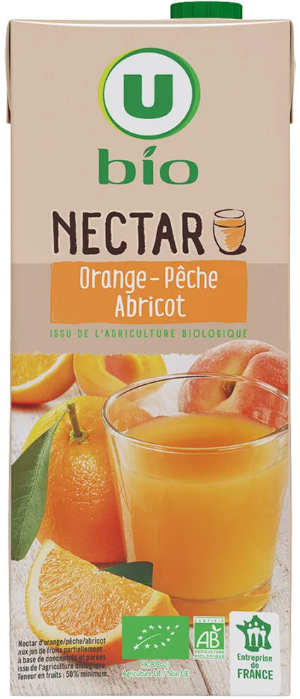 Nectar orange-pêche abricot