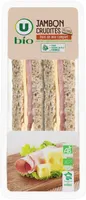 Sandwich jambon crudité paim mie complet