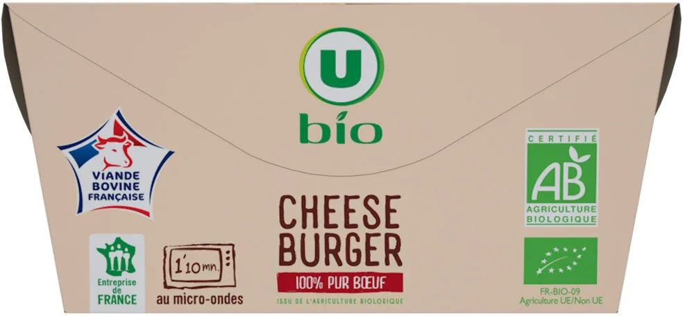Cheese burger pur boeuf et emmental