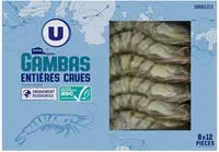 GAMBAS entieres crues