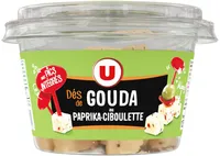 Dés de fromage lait pasteurisé paprika ciboulette 28%mg
