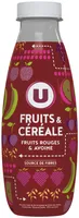 Jus de fruits et céréales fruits rouges et avoine