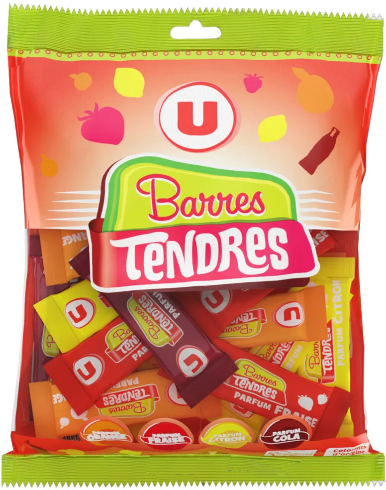 Bonbons barre plates pam