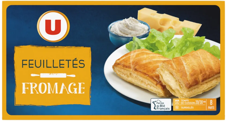 Feuilleté fromage 8x65g - 520g