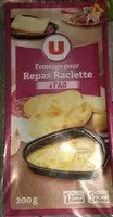Fromage pasteurisé repas raclette à l'ail 28% de MG