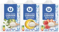 Crème légère liquide stérilisée T, 12%mg, 3x20cl