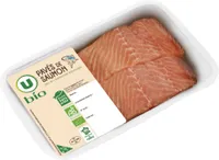 Pavé de saumon Atlantique avec pea
