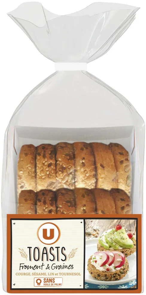 Mini toast froment aux graines 120g