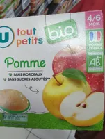 Dessert bébé Pomme, dès 4 mois - 4x100g - Petits pots bébé