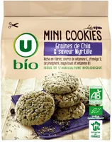 Mini cookies graines de chia & saveur myrtille