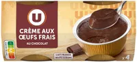 Crème aux oeufs au chocolat 4x100g