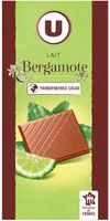Chocolat au lait bergamote Tablette de 100g