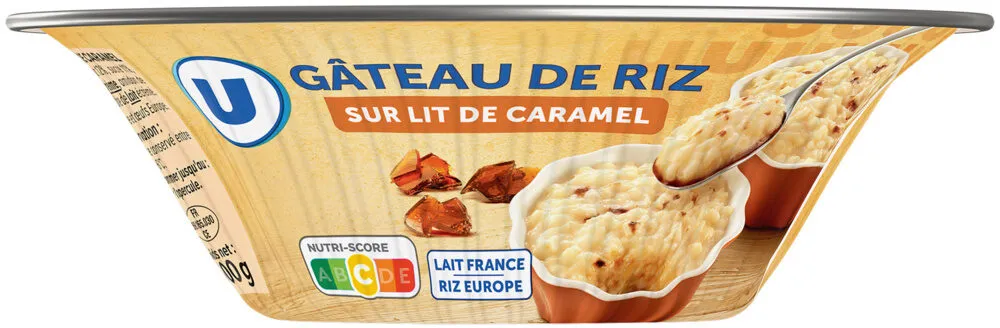 Gâteau de riz sur lit de caramel 500g