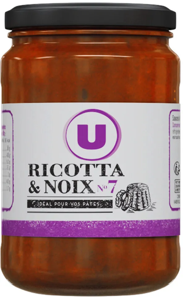 Sauce tomate ricotta et noix